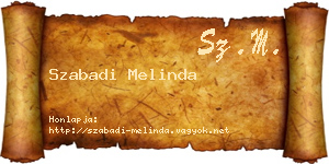 Szabadi Melinda névjegykártya